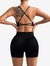 Conjunto Shorts Manguinha Lexa Moda Gringa - Donna Lua Fitness