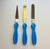 KIT DE ESPÁTULAS AZUL 3 PEÇAS