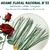 ARAME Nº 22 VERDE 30 CM PARA FLORES NACIONAL GALVANIZADO ENCAPADO ( NÃO DESENCAPA ) 50 UNIDADES