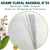 ARAME Nº 24 BRANCO 15 CM CADA PARA FLORES NACIONAL GALVANIZADO ENCAPADO ( NÃO DESENCAPA ) 100 UNIDADES