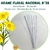 ARAME Nº 28 BRANCO 10 CM PARA FLORES NACIONAL GALVANIZADO ENCAPADO ( NÃO DESENCAPA ) 100 UNIDADES W