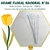 ARAME Nº 26 - 30 CM BRANCO PARA FLORES NACIONAL GALVANIZADO ENCAPADO ( NÃO DESENCAPA ) 50 UNIDADES