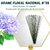 ARAME Nº 28 VERDE 30 CM PARA FLORES NACIONAL GALVANIZADO ENCAPADO ( NÃO DESENCAPA ) 50 UNIDADES