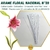 ARAME Nº 20 BRANCO 30 CM PARA FLORES NACIONAL GALVANIZADO ENCAPADO COM FITA FLORAL 50 UNIDADES BRANCO