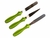 KIT DE ESPÁTULAS VERDE LIMA - 3 PEÇAS