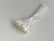 PISTILO / ESTAME FOLHINHA BRANCA COM CABO BRANCO 10 CM - MAÇO COM 50 UNIDADES - comprar online