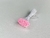 PISTILO / ESTAME MIÚDO ROSA COM CABO BRANCO 6 CM - MAÇO COM 100 UNIDADES