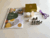 KIT 11 BICOS DE CONFEITAR + APOSTILA - TESOURA VIOLETA, BASE BRANCA
