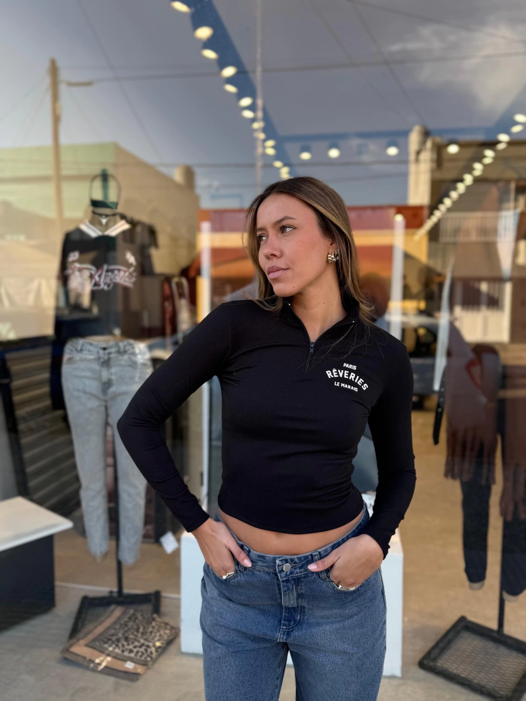 Polera mangas largas morley REVERIES
