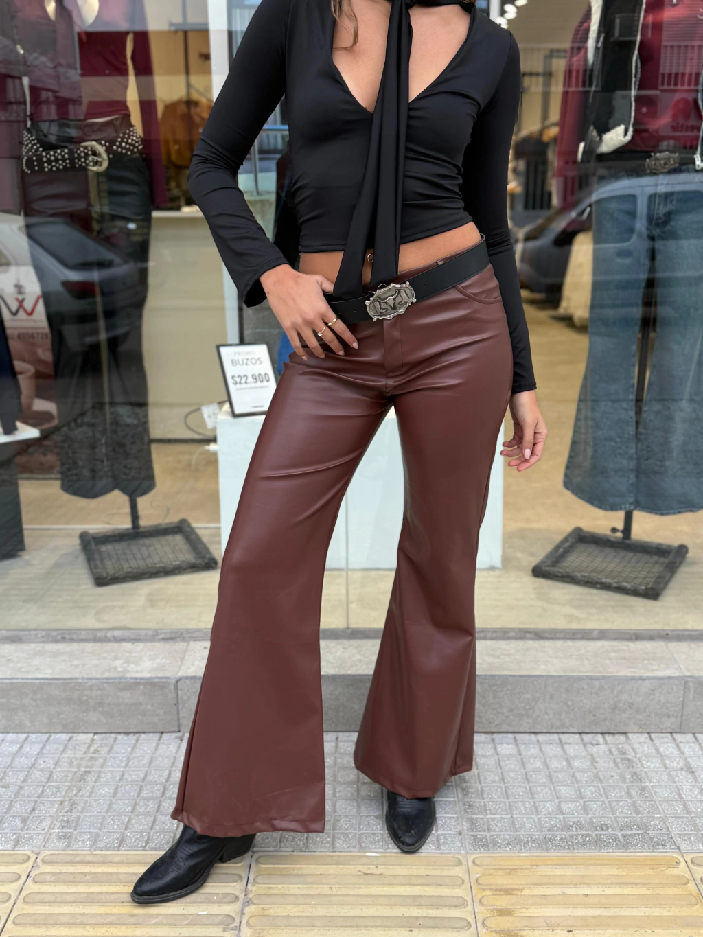Pantalon engomado oxford JULIETA