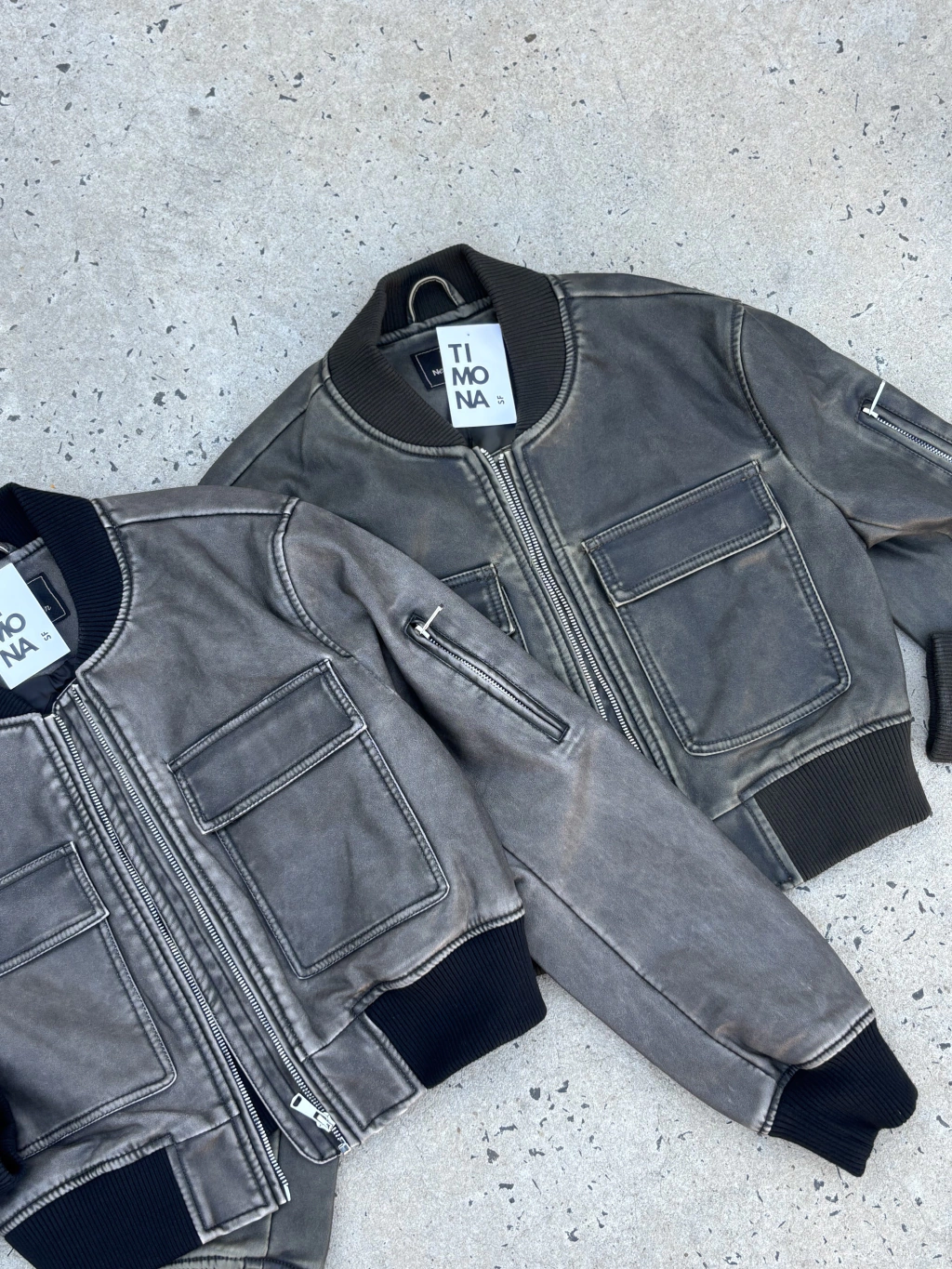BOMBER SIMIL CUERO ARTEMIS