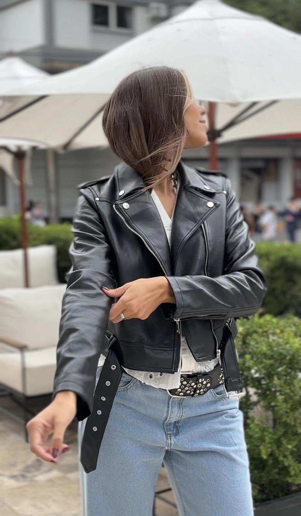 Jacket eco cuero SINGAPUR