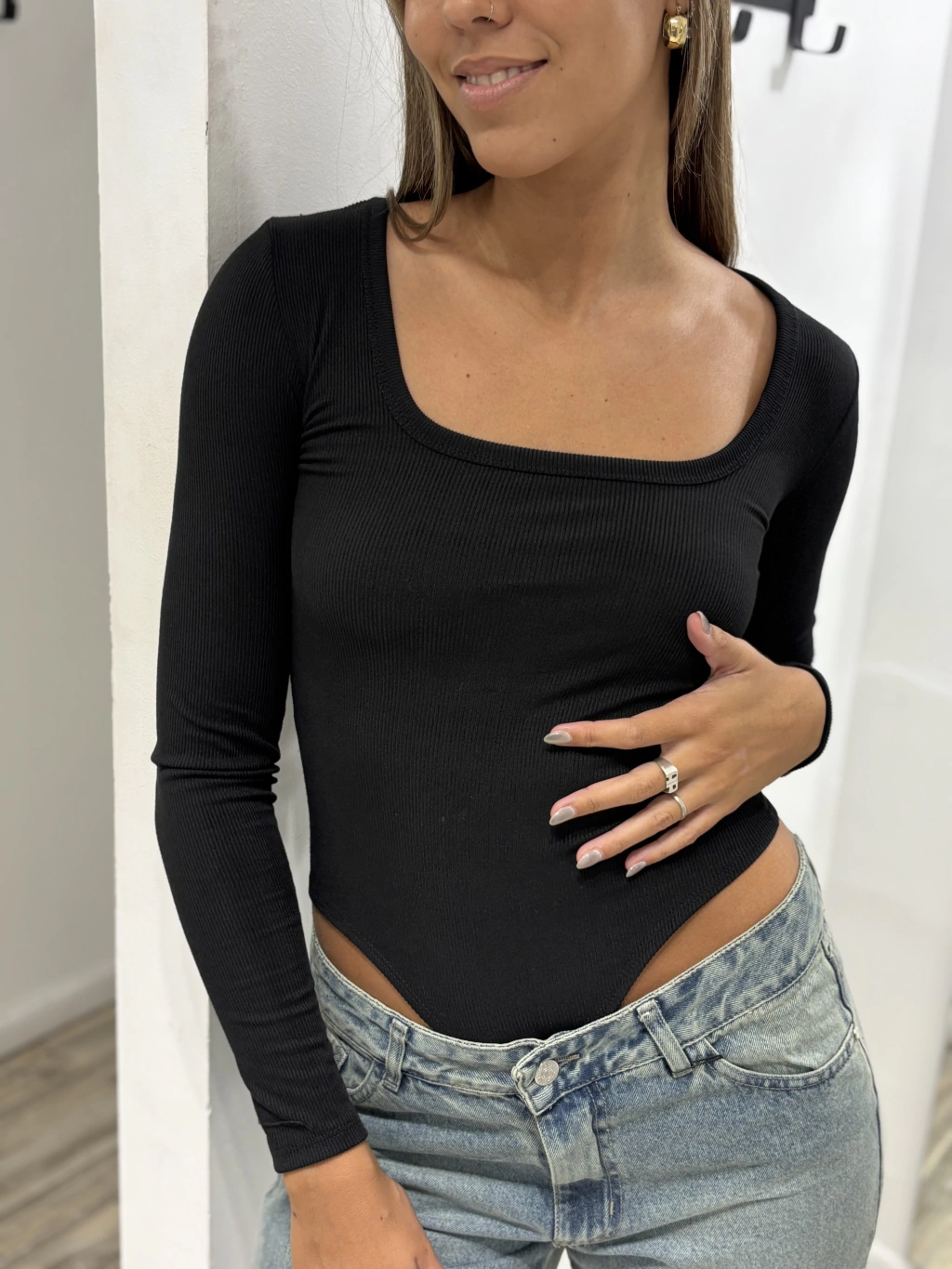 Body corte cuadrado morley LUANA