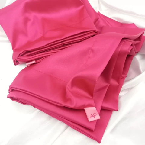 Par fronhas pink - abas americanas