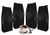 Embalagem Sanf. (solda t) - 11x34 - 500g - Preto Fosco - Café Grão - Evoluflex Embalagens