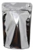 Sacos Stand Up Pouch Prata Fecho Zip Lock 17x24+4 250un