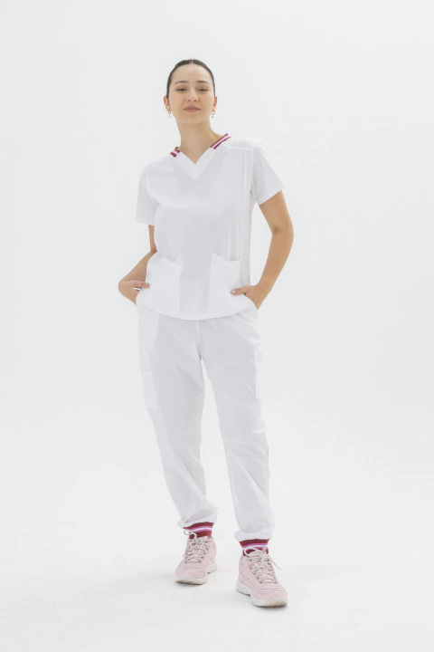 Ambo Alfonsina Blanco con Bordo