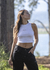 Essential Rib Tank Blanca Mujer - comprar online