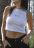 Essential Rib Tank Blanca Mujer en internet