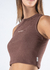 Essential Rib Tank Chocolate en internet