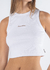Essential Rib Tank Blanca Mujer en internet