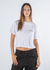 Baby Tee Cherry Crop Blanca - tienda online