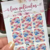 Película de unha floral colorido FRL - 171
