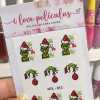 Película de unha Grinch NTL - 013 NATAL