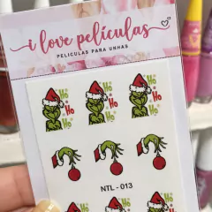Película de unha Grinch NTL - 013 NATAL