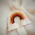 Porta-laços boho rainbow ✦