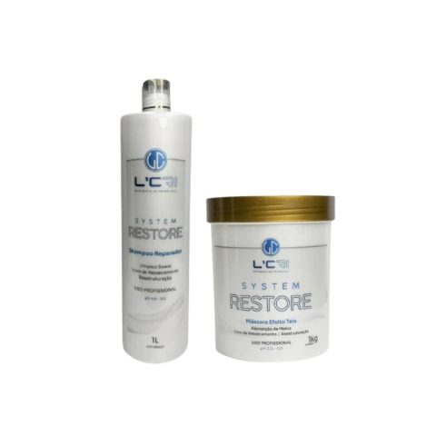 Kit System Restore Efeito Teia Profissional L'cri Cosméticos - comprar online