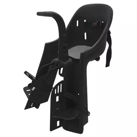 Cadeirinha Bike Polisport Kangaroo Hf Dianteira Preto/Cinza