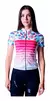 Camisa Ultracore Feminina Raibow Leaf Rosa Ciclismo