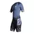 Macaquinho Ciclismo Feminino Sol Matrix Azul Escuro E Preto