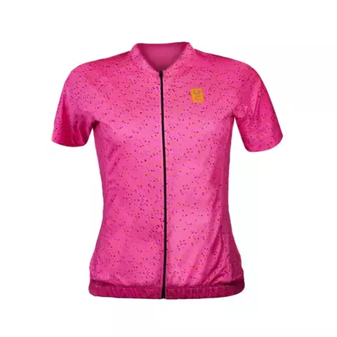 Camisa Ciclismo Ultra Core Feminina Chiclets Rosa