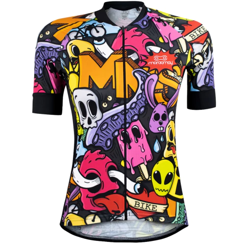 Camisa de Ciclismo Feminina Marcio May Sport Cartoon