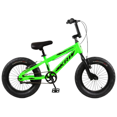 Bicicleta KRW Infantil Aro 16 BigBoy Menino freio v-brake Verde - comprar online