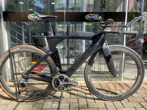 Bicicleta Speed TT Contrarrelógio Trek Speed Concept Dura-ace Di2 Tam.54