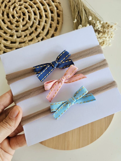 Kit com 3 lacinhos - 6cm