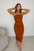 Vestido Drapeado Midi Tomara que Caia - loja online