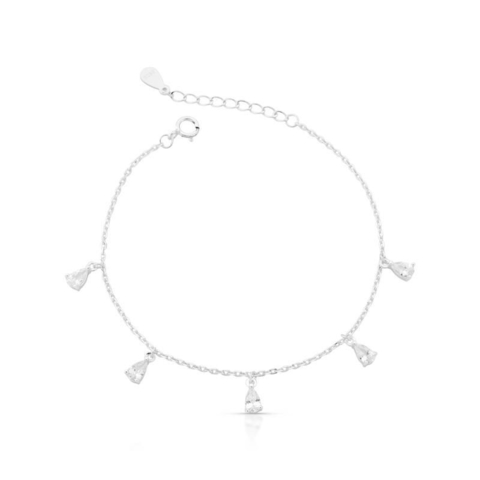 Pulseira gotas de brilho