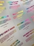 Etiquetas Blanco Mate + Stamping ARCOIRIS - tienda online