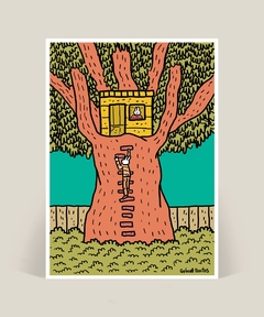PRINT A4 CASA NA ÁRVORE