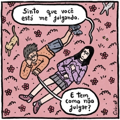 PRINT SINTO QUE VOCÊ ESTÁ ME JULGANDO - comprar online
