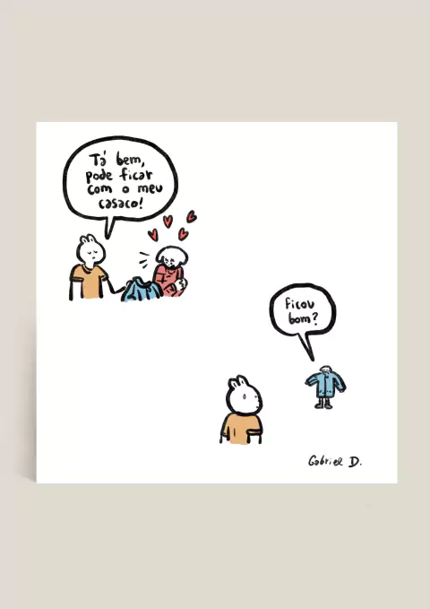 PRINT PODE FICAR COM MEU CASACO