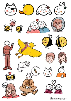 CARTELA DE ADESIVOS PERSONAGENS BIFE DE UNICÓRNIO - comprar online