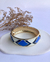 Bracelete resinado azul