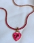Colar Strass Coração - comprar online