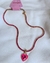 Colar Strass Coração na internet