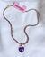Colar Strass Coração - loja online